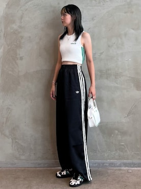 「adidas（アディダス）のサンバ LT / SAMBA LT / アディダスオリジナルス adidas Originals（スニーカー）」を使った、RTさん（レディース・160cm）の夏コーディネート