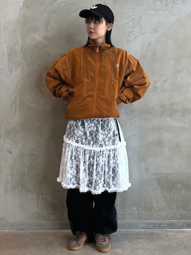 「アディダスオリジナルス」｜「アイテム（キャップ）」を使った、RTさん（レディース・160cm）の夏コーディネート