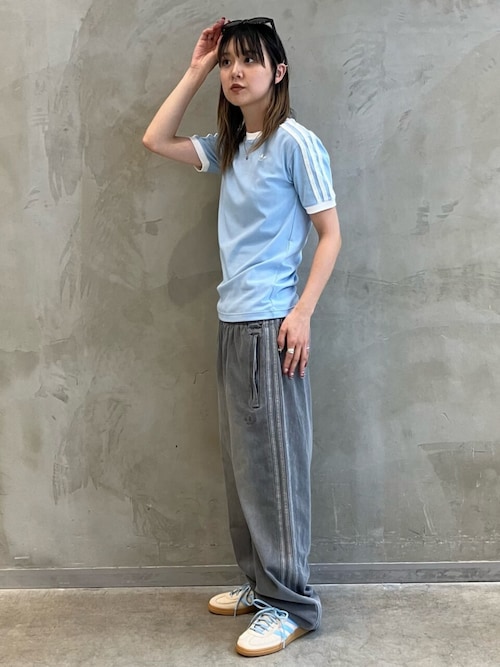 adidas Originals ラッフル スリーストライプス 半袖Tシャツ/ アディダスオリジナルス adidas Originals