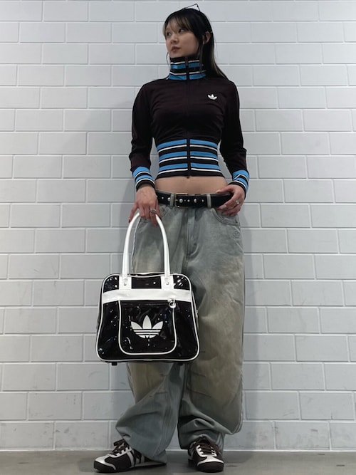 Adilenium シーズン 3 バナナフィット ウォッシュドデニムパンツ