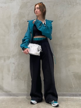 「アイテム（タンクトップ）」を使った、RTさん（レディース・160cm）の夏コーディネート