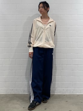 「adidas originals」｜RTさん（レディース・161cm）の夏コーディネート
