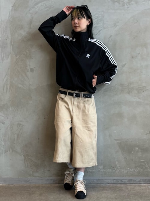 adidas originals firebird セットアップ　ハーフパンツ adidas パンツ FIREBIRD ADICOLOR METALLIC LONG SHORT