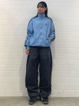 「アイテム（ナイロンジャケット）」を使った、RTさん（レディース・160cm）の秋コーディネート