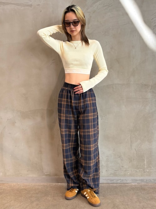 セール】リブ長袖クロップトップ / アディダスオリジナルス adidas