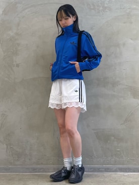 「アイテム（ジャージ）」を使った、RTさん（レディース・160cm）の夏コーディネート