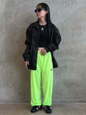 「アイテム（ナイロンジャケット）」を使った、RTさん（レディース・160cm）の夏コーディネート