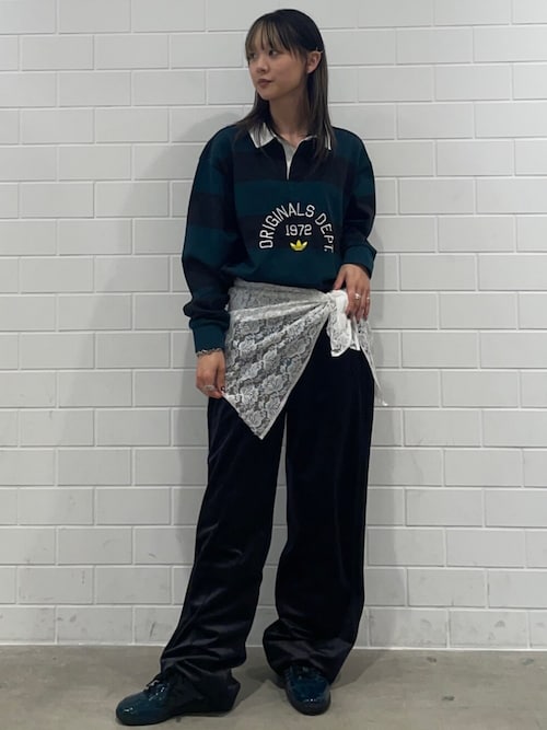 セール】アディダス オリジナルス デプト ストライプポロシャツ