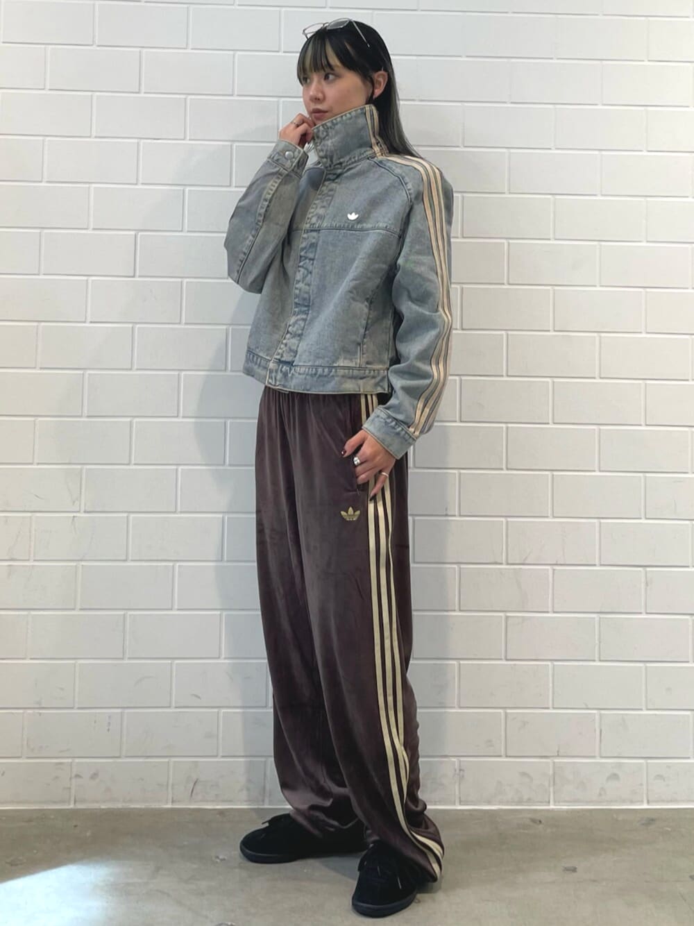 アディダス FB TP VELOUR / ファイヤーバード トラックパンツ ベロア