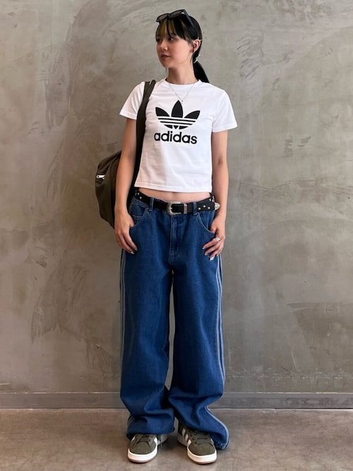 アディカラーデニム スリーストライプス トラックパンツ　新品タグ付　2530 adidas アディカラー デニム スリーストライプス トラックパンツ