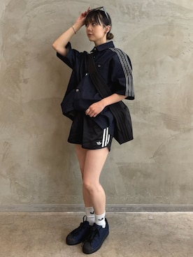 「アイテム（レッグウェア）」を使った、RTさん（レディース・160cm）の夏コーディネート