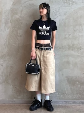 「アイテム（バッグ）」を使った、RTさん（レディース・160cm）の夏コーディネート