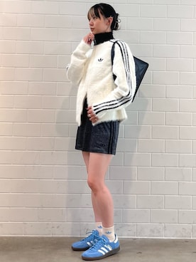 「アイテム（ジャージ）」を使った、RTさん（レディース・160cm）の秋コーディネート