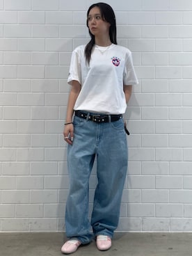 「adidas（アディダス）のトーキョー メリージェーン / TOKYO MJ / アディダスオリジナルス adidas Originals（スニーカー、ピンク系）」を使った、RTさん（レディース・160cm）の春コーディネート