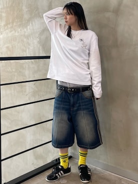 「アイテム（アンダーウェア）」を使った、RTさん（レディース・160cm）の冬コーディネート