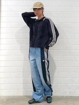 「アイテム（ビジネスシャツ）」を使った、RTさん（レディース・160cm）の秋コーディネート