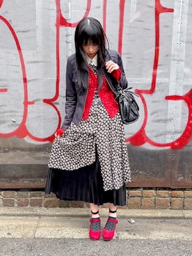 「GU」｜「アイテム（ジャケット/アウター）」を使った、mocamocaさん（レディース・156cm）の夏コーディネート