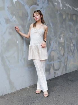 佐島里香さん(レディース・160cm)の夏コーディネート