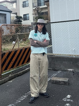 「RRL(ダブル アール エル)のアイテム」を使った、yusuke さん(メンズ・173cm)の春コーディネート