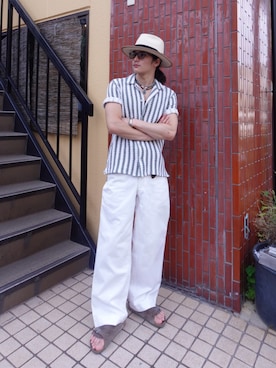 「RRL（ダブル アール エル）のアイテム」を使った、yusuke    さん（メンズ・173cm）の夏コーディネート