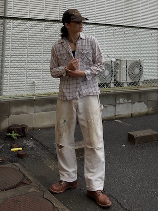 「RED WING(レッドウィング)のRED WING IRON RANGER レッドウイング アイアンレンジャー(ブーツ)」を使った、yusuke さん(メンズ・173cm)の秋コーディネート