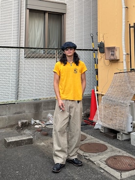 「アイテム（チノパンツ）」を使った、yusuke    さん（メンズ・173cm・20代）の夏コーディネート