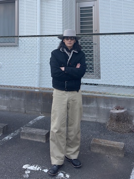 「RRL（ダブル アール エル）のアイテム」を使った、yusuke    さん（メンズ・173cm）の冬コーディネート