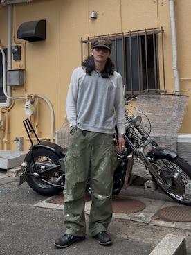 「RRL(ダブル アール エル)のアイテム」を使った、yusuke さん(メンズ・173cm)の春コーディネート