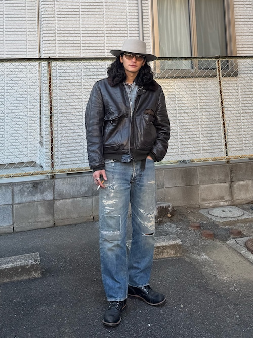 コンチョ レザー チェーン ウォレット（財布）｜RRL（ダブル アール