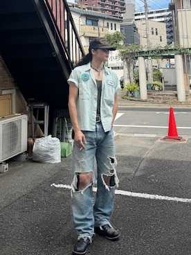 「アイテム（ベルト）」を使った、yusuke    さん（メンズ・173cm・20代）の夏コーディネート