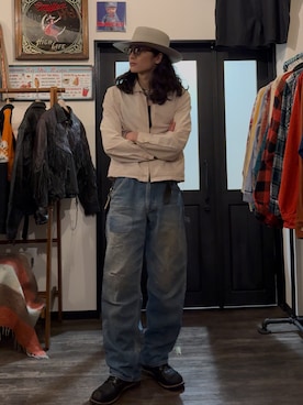 「RRL(ダブル アール エル)のアイテム」を使った、yusuke さん(メンズ・173cm)の春コーディネート