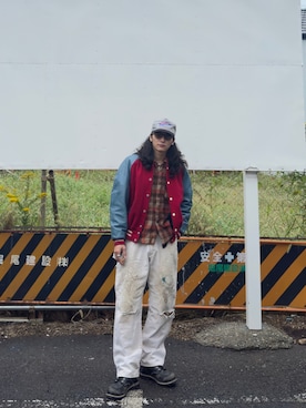 「アイテム（スタジャン）」を使った、yusuke    さん（メンズ・173cm）の秋コーディネート