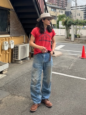 「HANES（ヘインズ）のアイテム」を使った、yusuke    さん（メンズ・173cm）の夏コーディネート