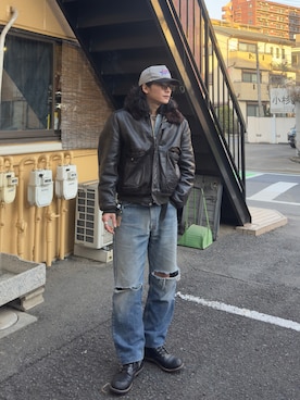 「アイテム（財布）」を使った、yusuke    さん（メンズ・173cm）の冬コーディネート