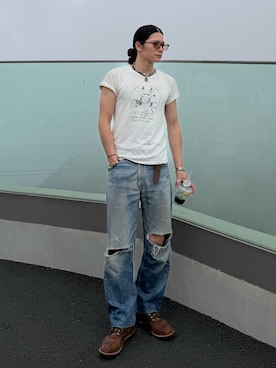 「HANES（ヘインズ）のアイテム」を使った、yusuke    さん（メンズ・173cm）の夏コーディネート