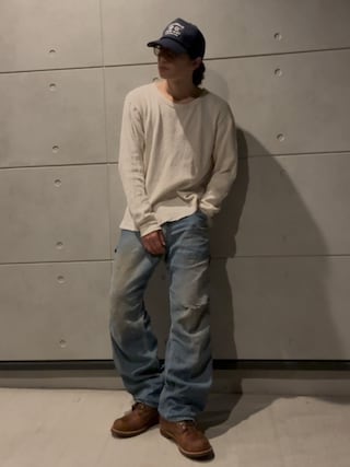 「RED WING(レッドウィング)のRED WING IRON RANGER レッドウイング アイアンレンジャー(ブーツ)」を使った、yusuke さん(メンズ・173cm)の春コーディネート