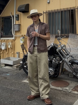 「RED WING（レッドウィング）のアイテム」を使った、yusuke    さん（メンズ・173cm）の夏コーディネート