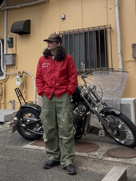 「RRL(ダブル アール エル)のアイテム」を使った、yusuke さん(メンズ・173cm)の春コーディネート