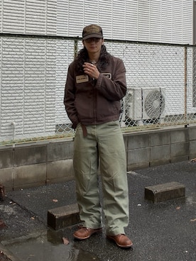「アイテム（アンダーウェア）」を使った、yusuke    さん（メンズ・173cm）の秋コーディネート