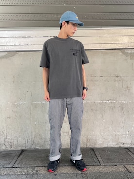 「アイテム（チノパンツ、その他）」を使った、HIROTOさん（メンズ・172cm）の夏コーディネート