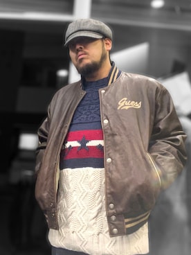 「90'sコーデ」｜T.R.O.Y CLOTHINGさん（メンズ・170cm）の冬コーディネート