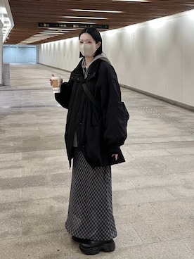 mikaさん（レディース・163cm）の冬コーディネート