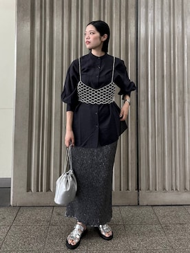 「アイテム（その他トップス）」を使った、mikaさん（レディース・163cm・20代）の夏コーディネート