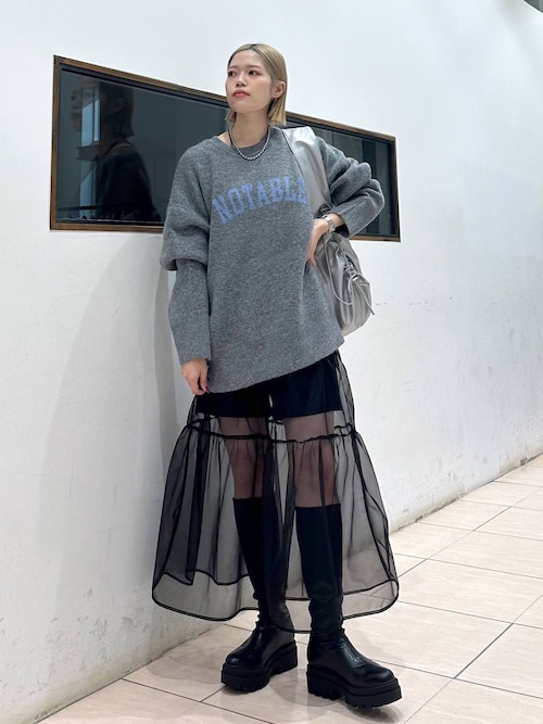 セール】オーガンジーボリュームスカート 973012（スカート）｜LOWRYS  