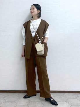 mikaさん（レディース・163cm）の春コーディネート