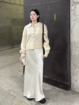 「アイテム（その他アウター）」を使った、mikaさん（レディース・163cm・20代）の冬コーディネート