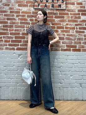 「アイテム（その他トップス）」を使った、mikaさん（レディース・163cm・20代）の春コーディネート