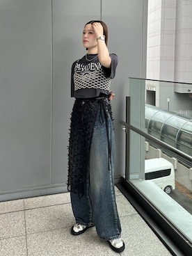 「アイテム（その他トップス）」を使った、mikaさん（レディース・163cm・20代）の春コーディネート