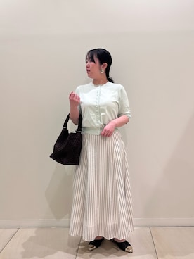 「NOLLEY’S（ノーリーズ）のアイテム」を使った、Hori.Aさん（レディース・158cm）の春コーディネート