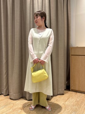 「NOLLEY’S（ノーリーズ）のストラップサンダル（サンダル）」を使った、Hori.Aさん（レディース・158cm）の春コーディネート